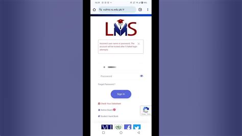 VULMS Login .